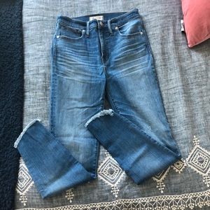 Madewell High Waist Skinny Jeans